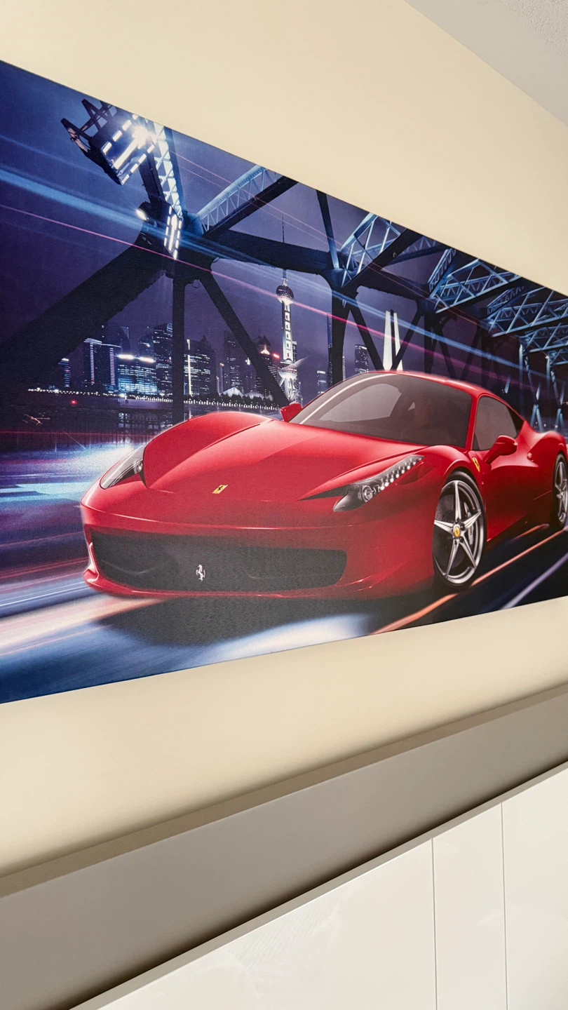 Excellent Ferrari Canvas Wall Art - 48" x 24" - photo 2