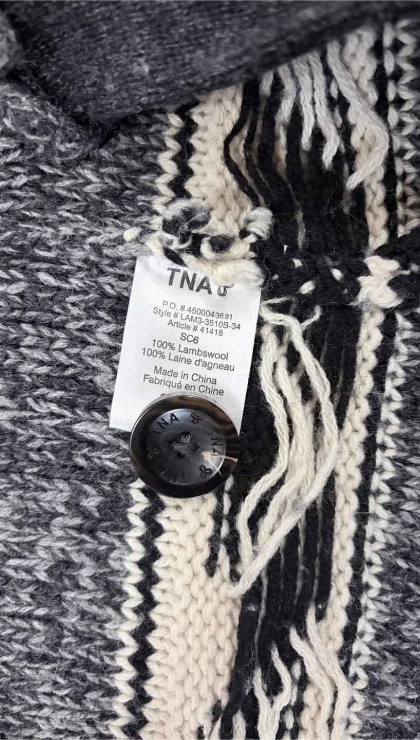 TNA 100% Lamswool Cardigan - XS image indicator(3)