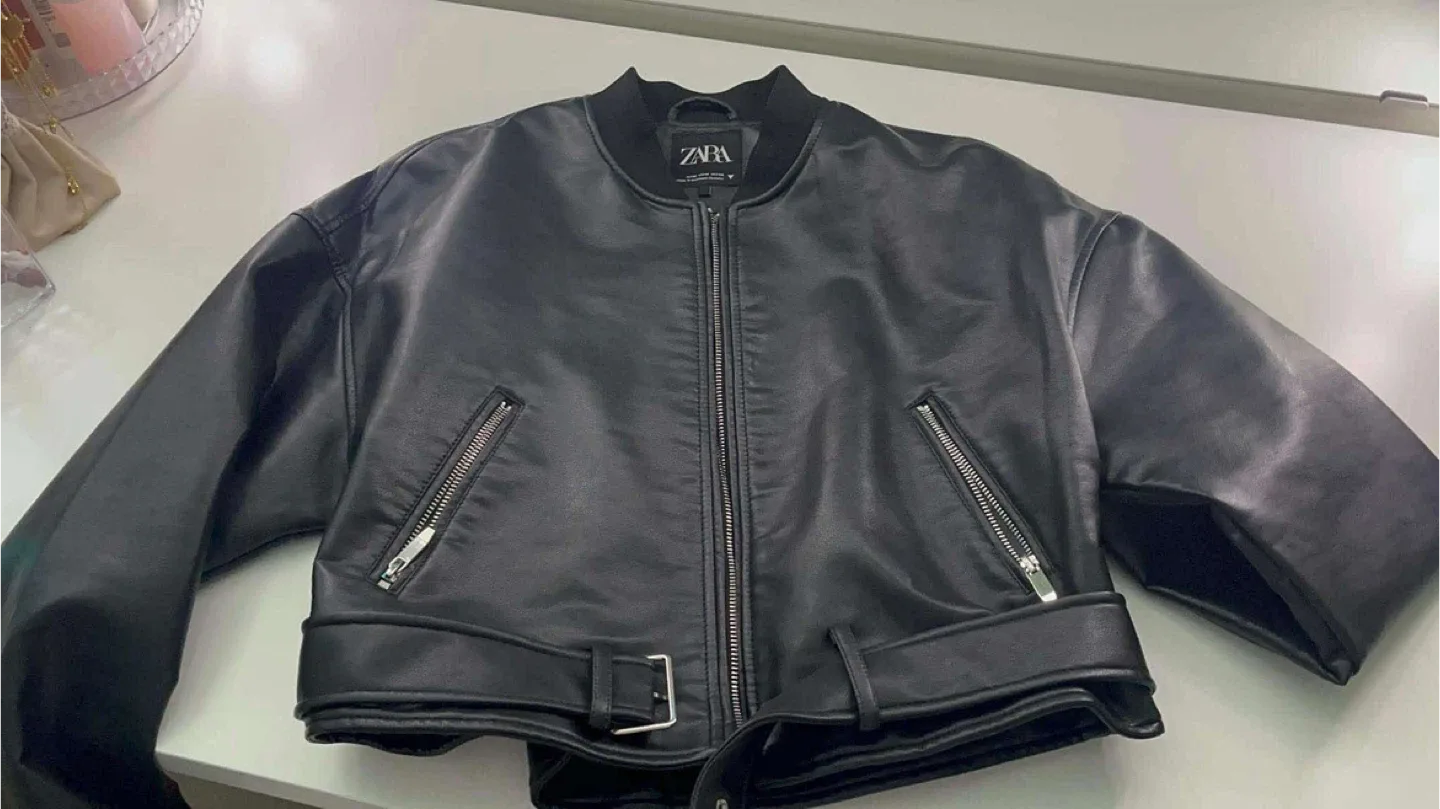 Zara Black Faux Leather image indicator(3)