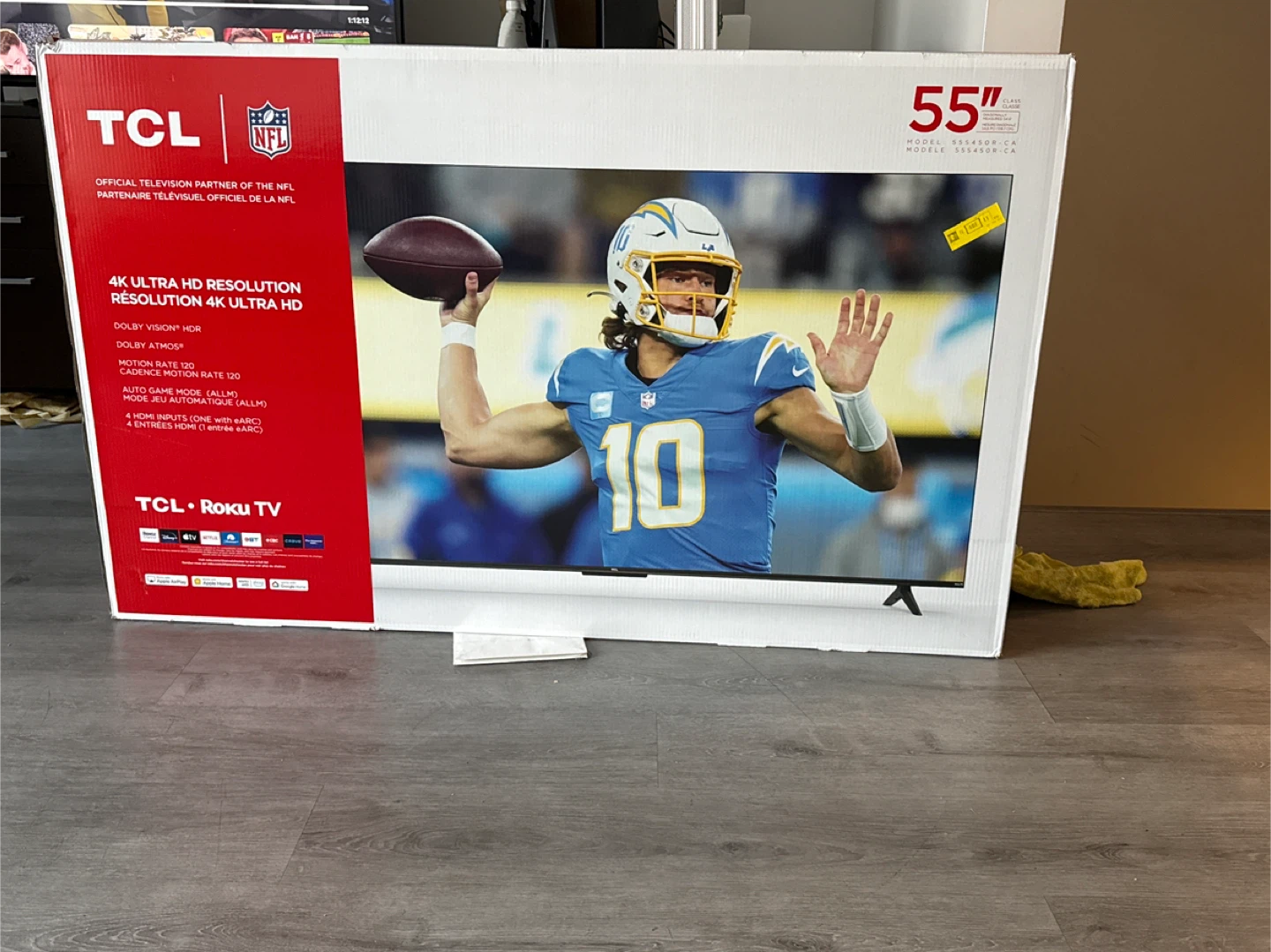 TCL 55" 4K UHD HDR Roku TV - Model 55S450R-CA