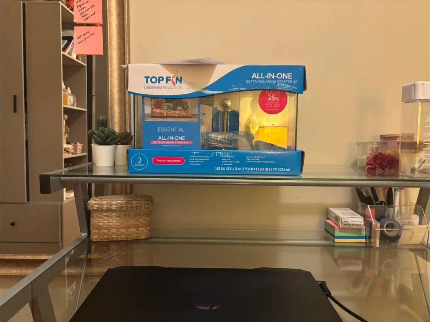 3 gallon fish tank and accessories image indicator(4)