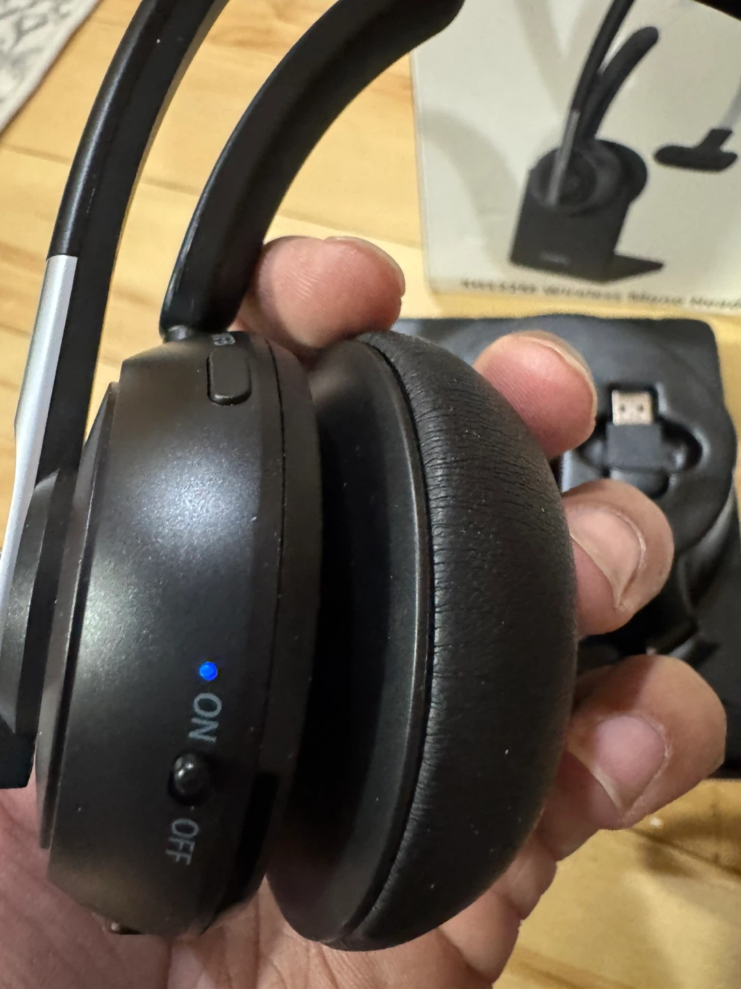 PrancyBt Wireless Headset with USB Dongle - Black - photo 5