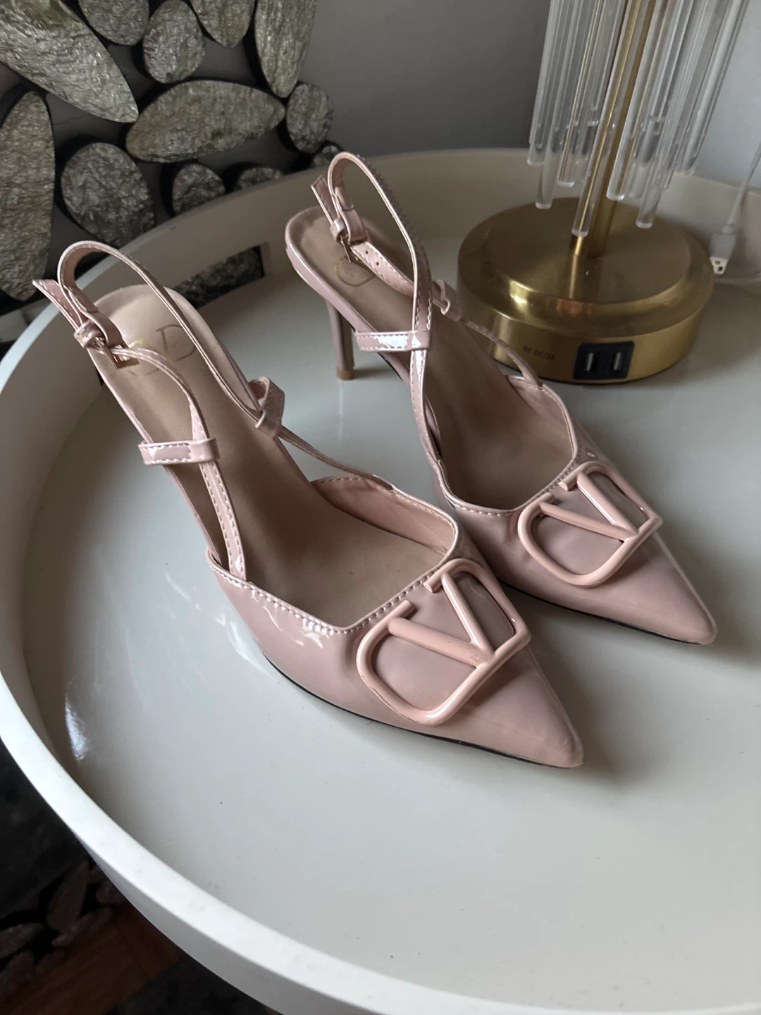 Valentino Blush Pink Heels, Size 7 - photo 2