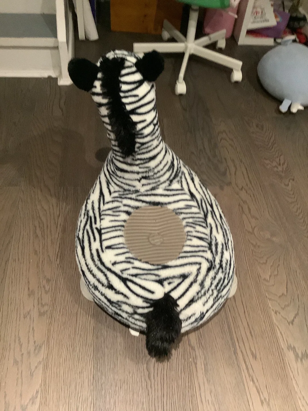 Zebra Plush Animal Ride-On Toy image indicator(3)
