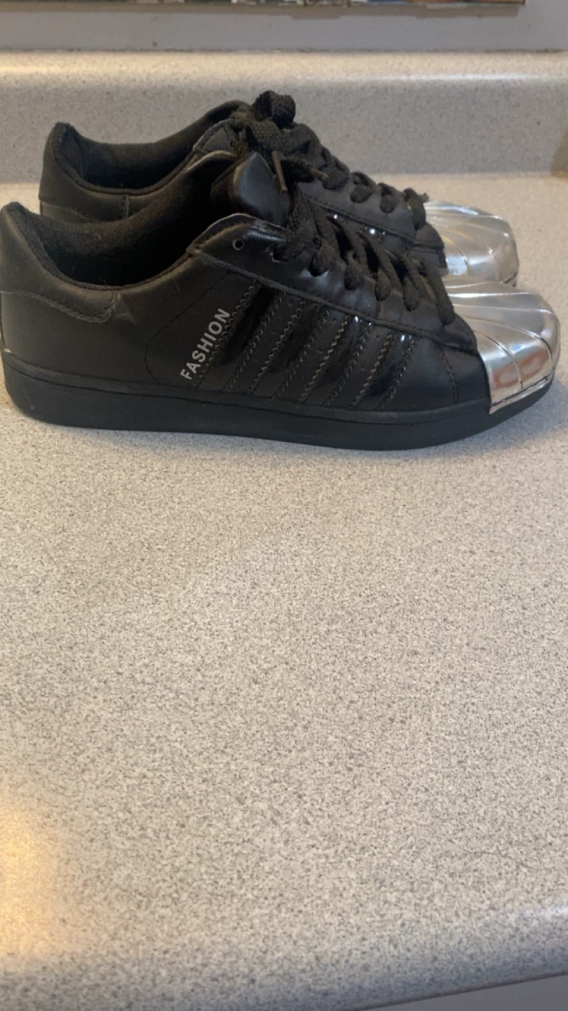 Men fashion shoes Black (Size 39) - photo 4