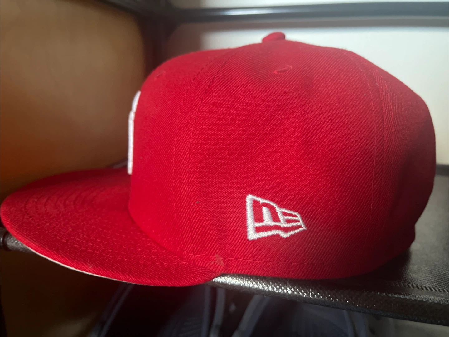 New Era NY Yankees Red Fitted Hat - Size 7 5/8 - photo 3