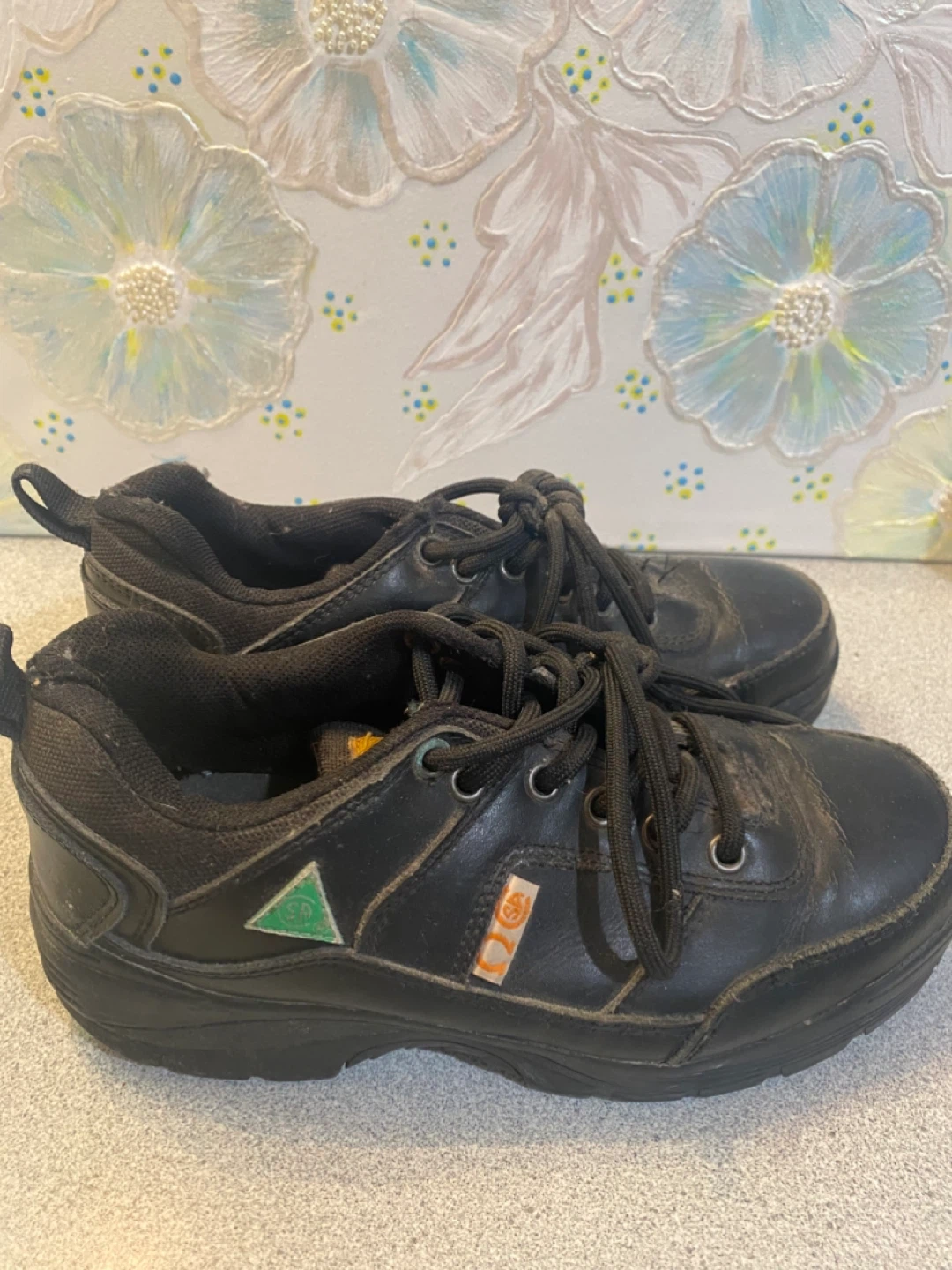 Black safety work Shoes Size 7.5 ( men US 7.5 ) - photo 2