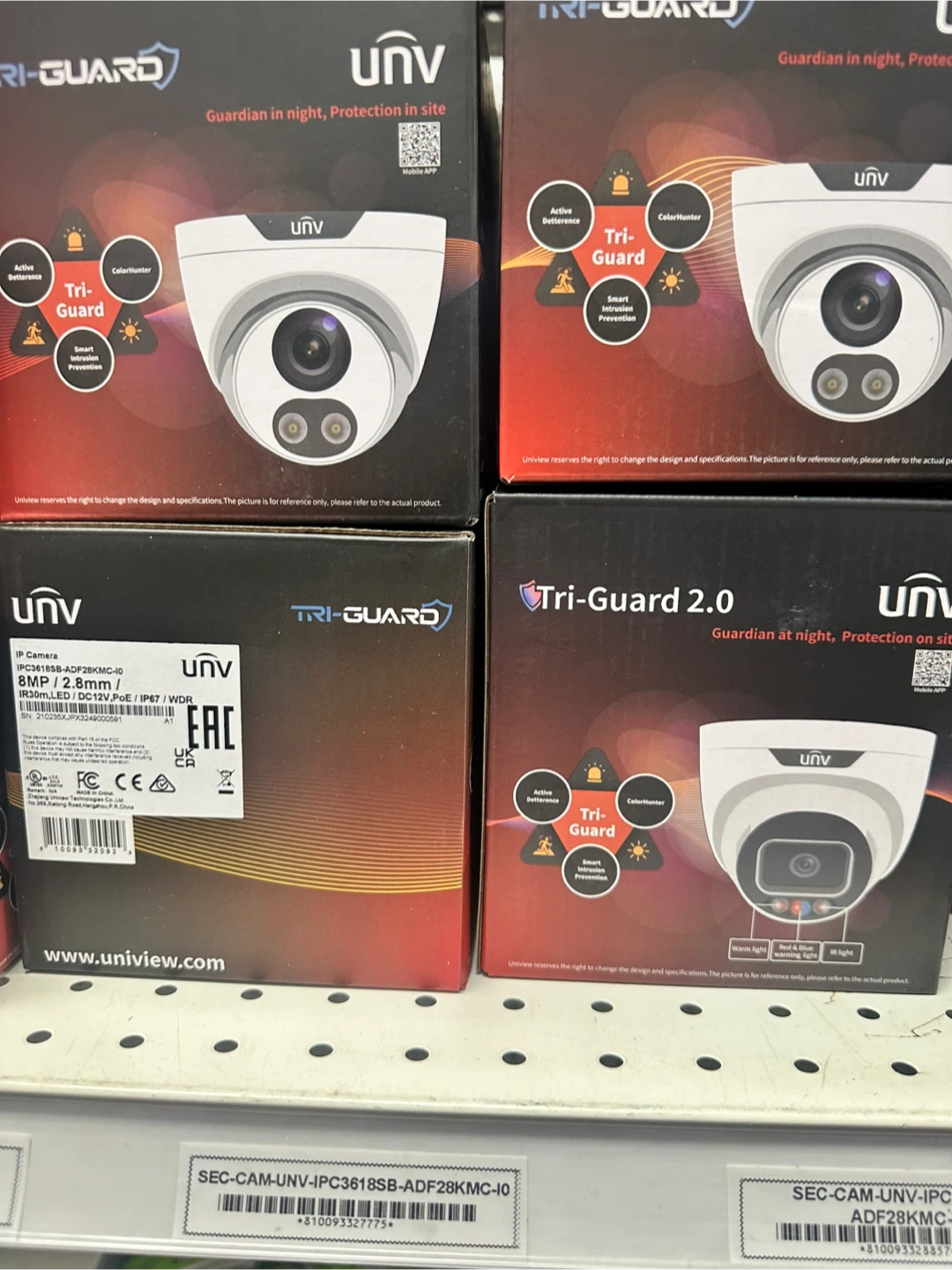 Uniview IPC3618SB-ADF28KMC-I0 Tri-Guard Security Camera