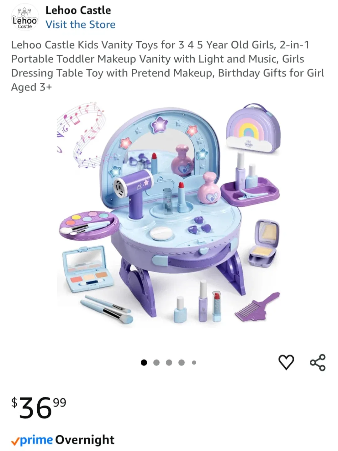 Lehoo Castle Kids Vanity Toy thumbnail