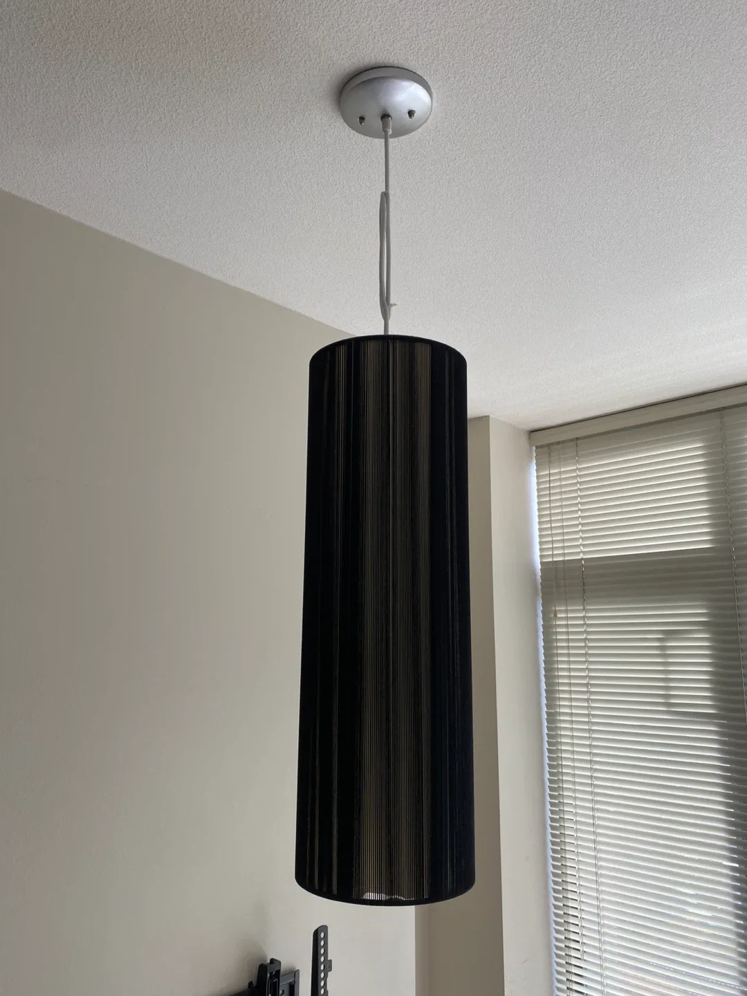 EQ3 Black Cylinder Pendant Light image indicator(4)