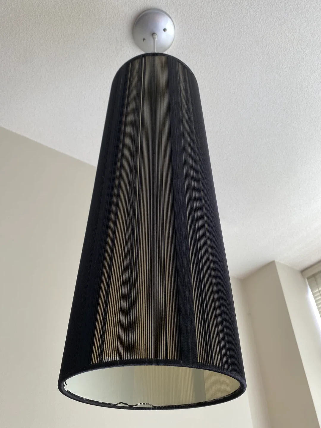 EQ3 Black Cylinder Pendant Light image indicator(2)