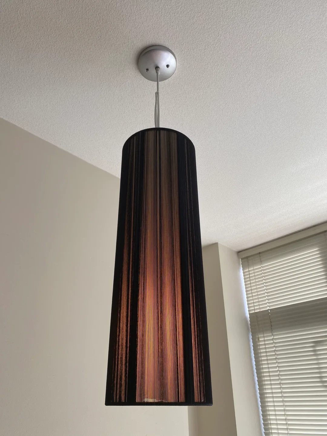 EQ3 Black Cylinder Pendant Light image indicator(3)