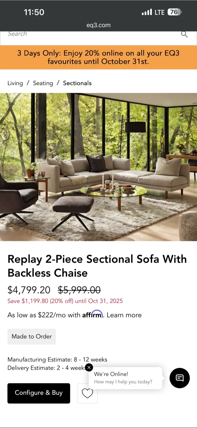 Grey Sectional Sofa with Chaise Lounge image indicator(6)