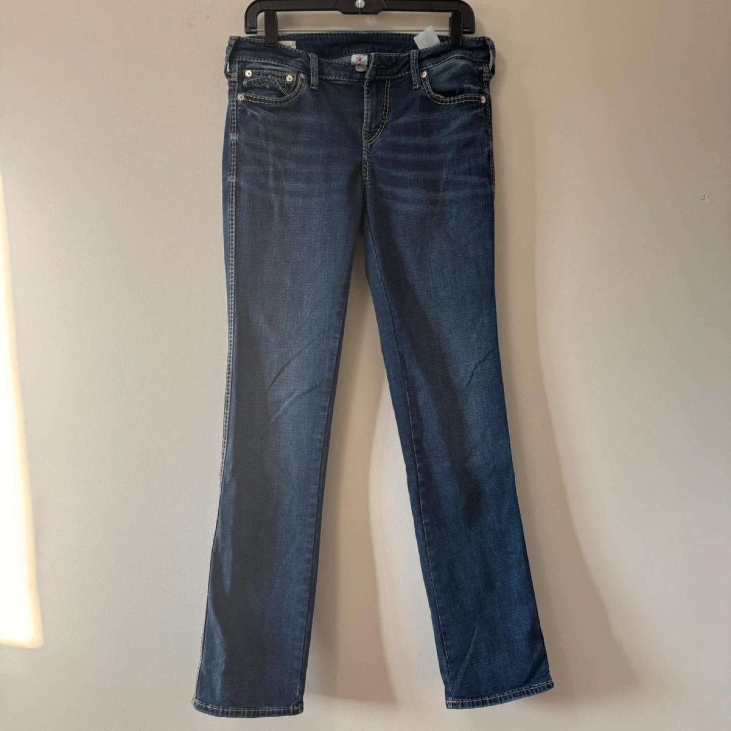 True Religion Billie Mid Rise Straight Jeans - Size 31