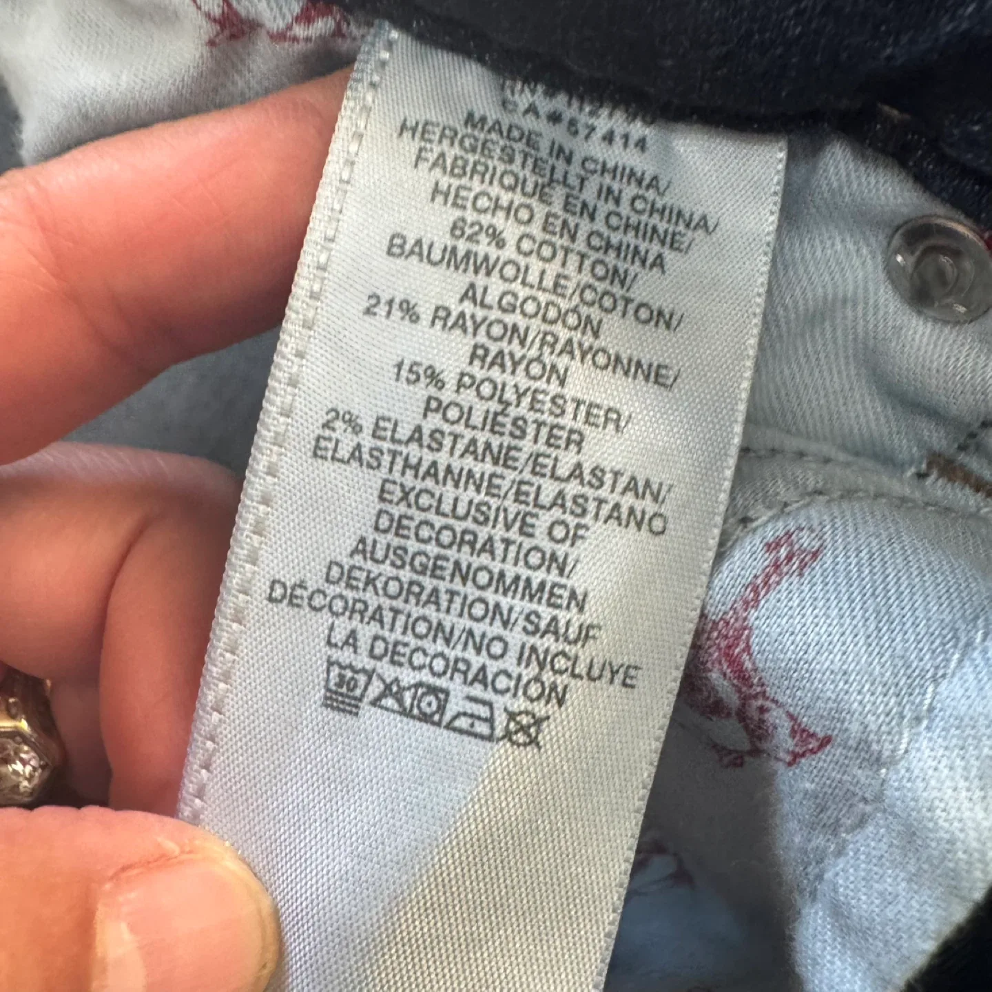 True Religion Billie Mid Rise Straight Jeans - Size 31 image indicator(4)