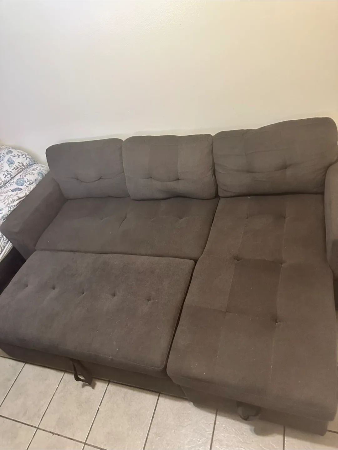 Brown Sectional Sofa with Storage image indicator(2)