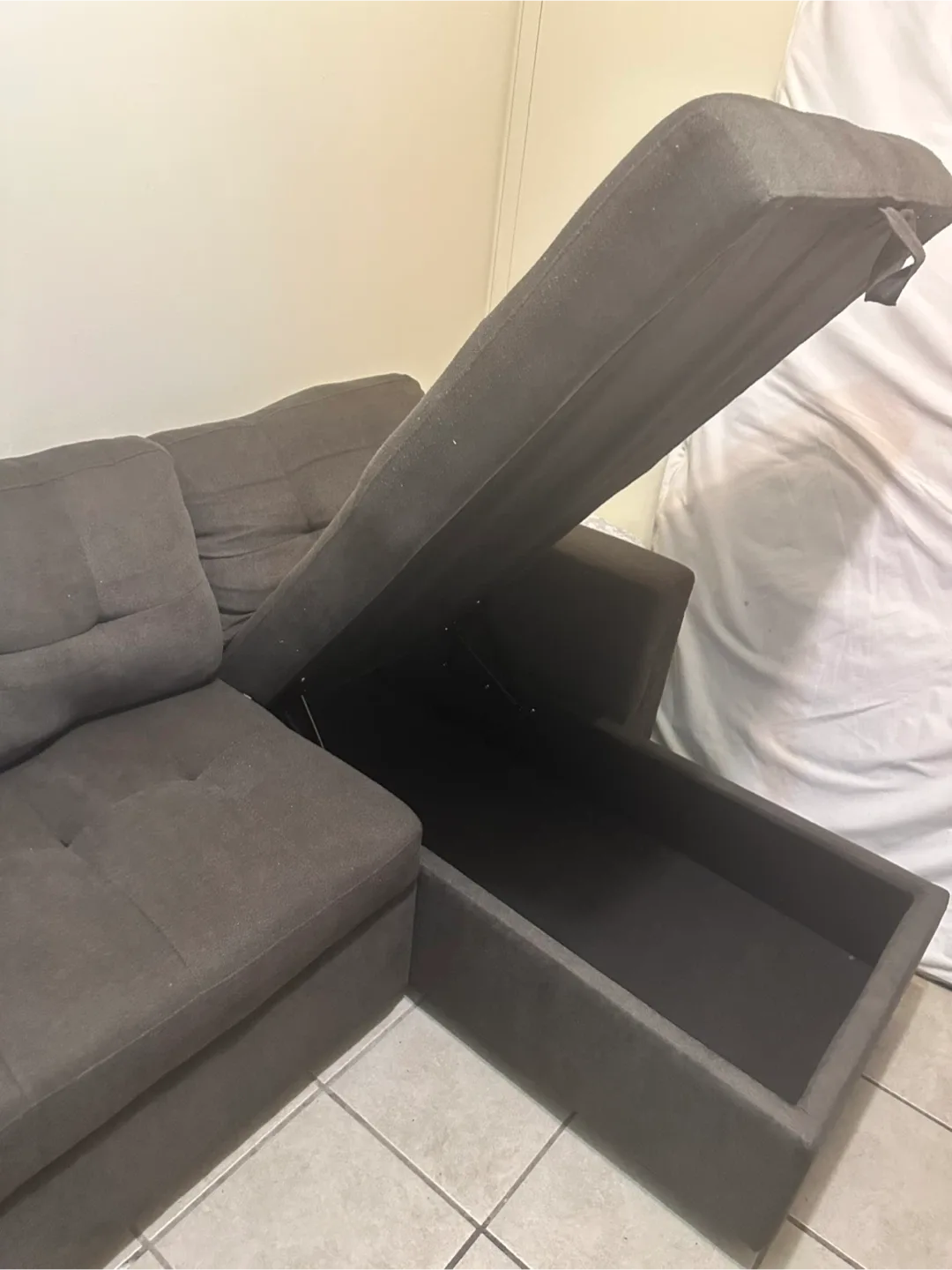 Brown Sectional Sofa with Storage image indicator(3)