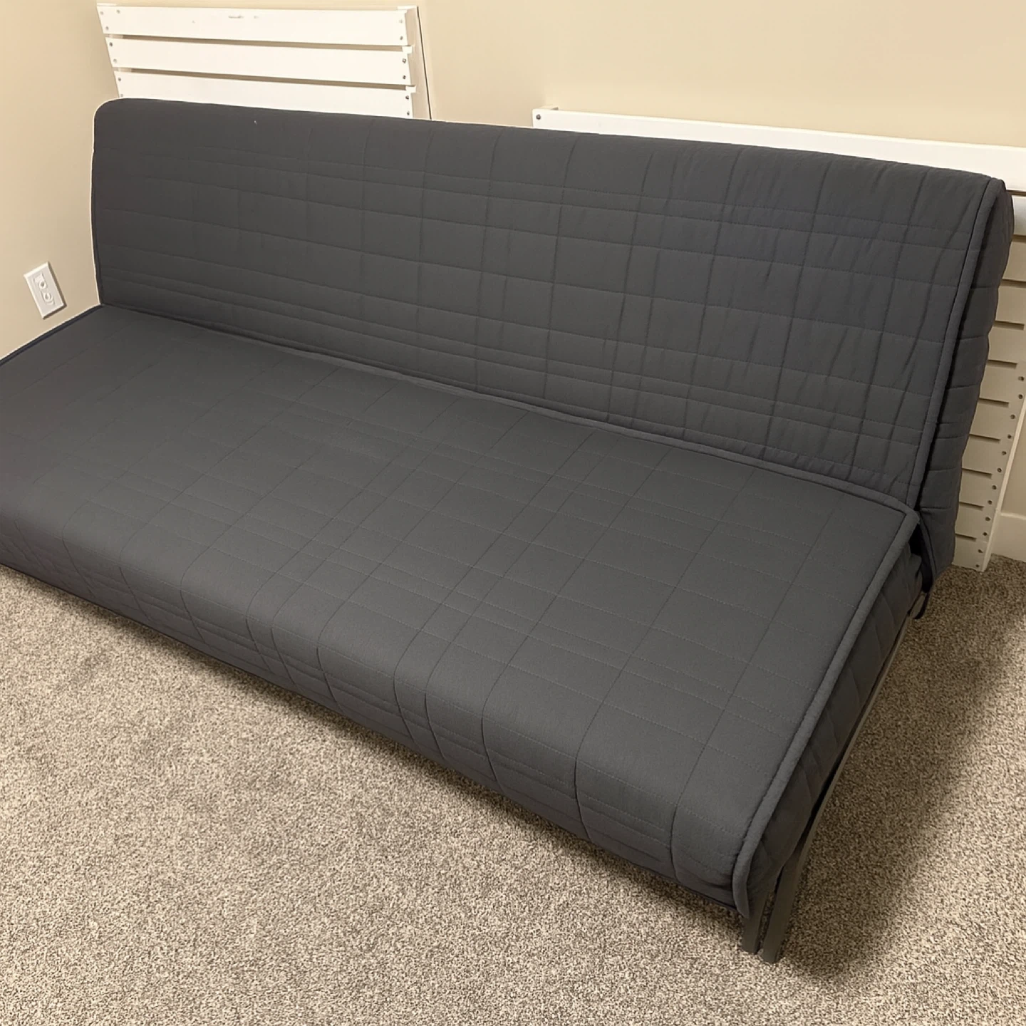IKEA Nyhamn Grey Futon Sofa Bed