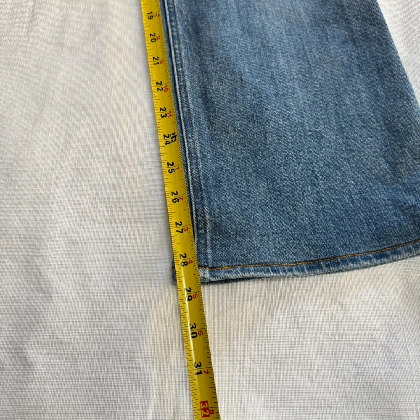 Denim Forum '90s Snatched Mid-Rise Straight Jeans - Size 32 image indicator(6)
