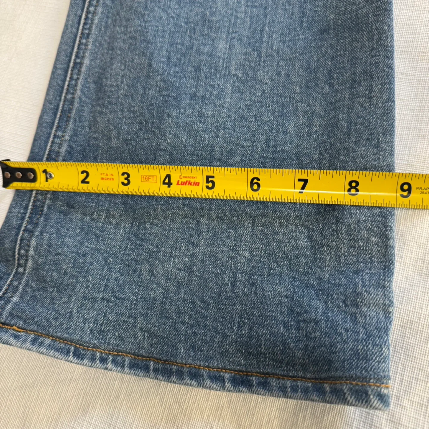 Denim Forum '90s Snatched Mid-Rise Straight Jeans - Size 32 image indicator(7)