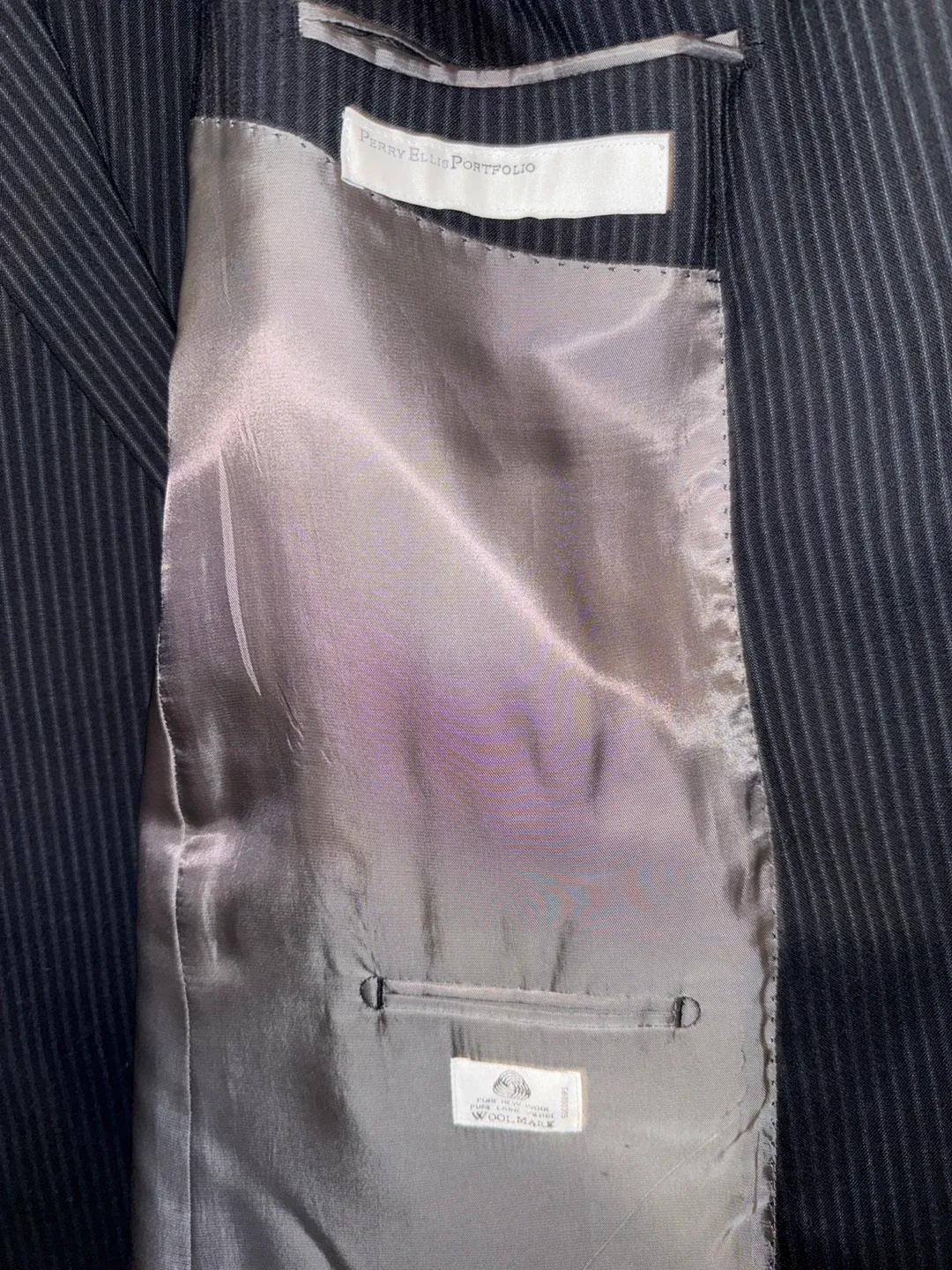 Perry Ellis Portfolio Pinstripe Suit image indicator(3)