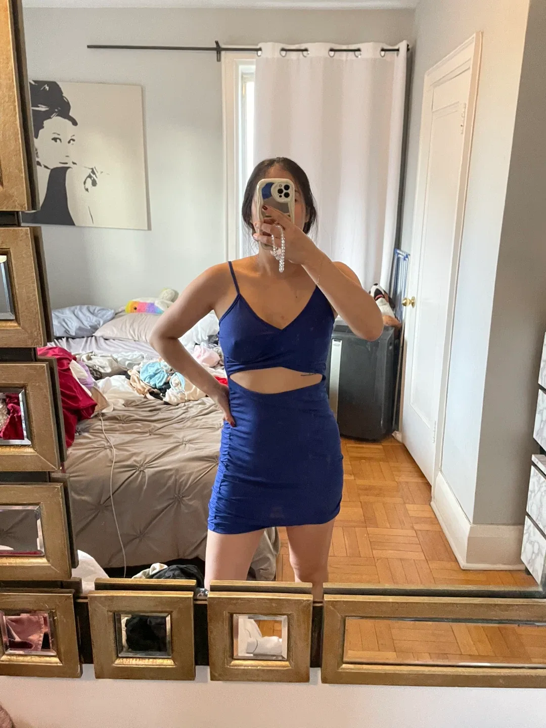 Blue Mini Dress thumbnail