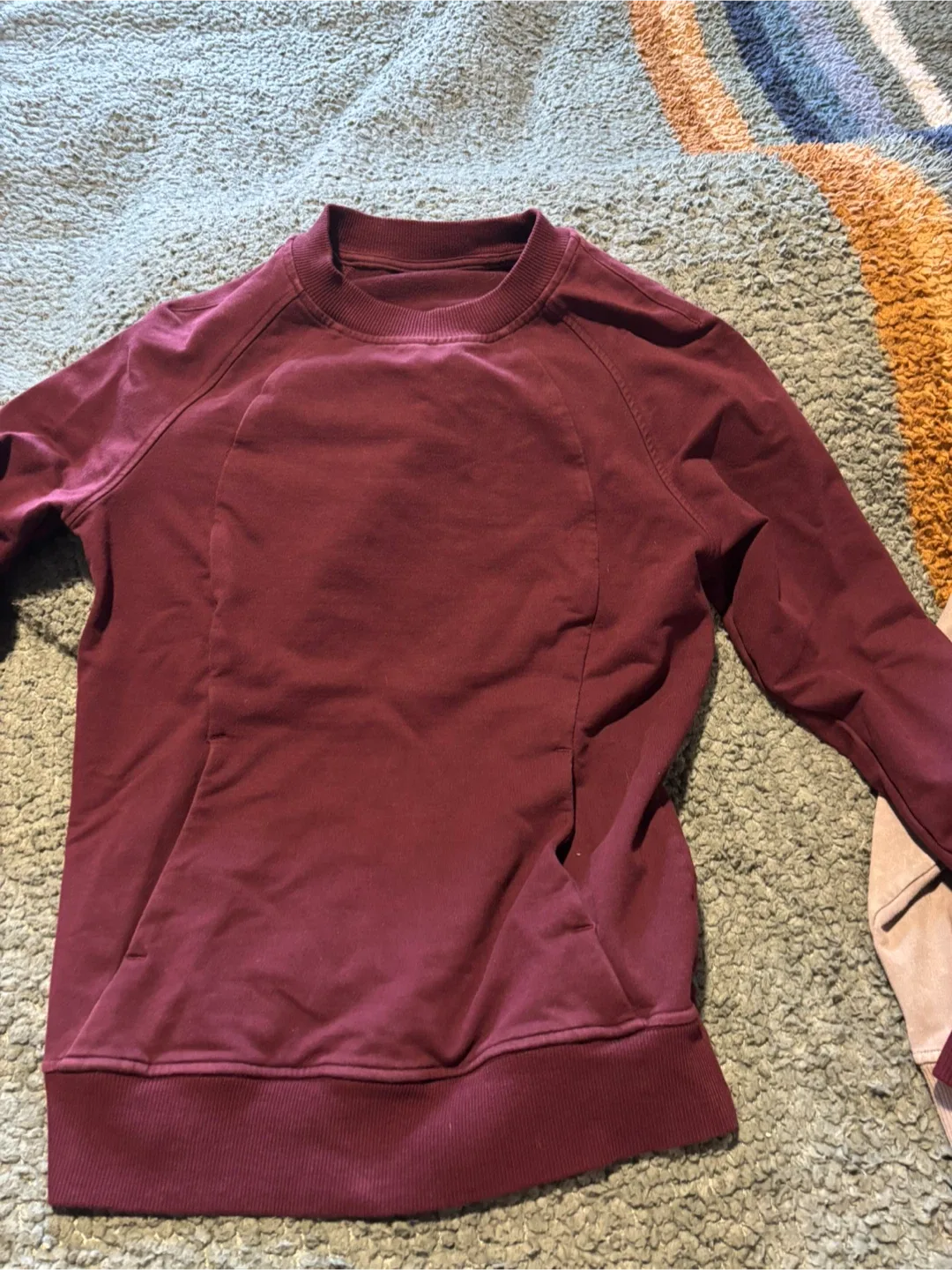 Lulu Burgundy Crewneck Sweatshirt