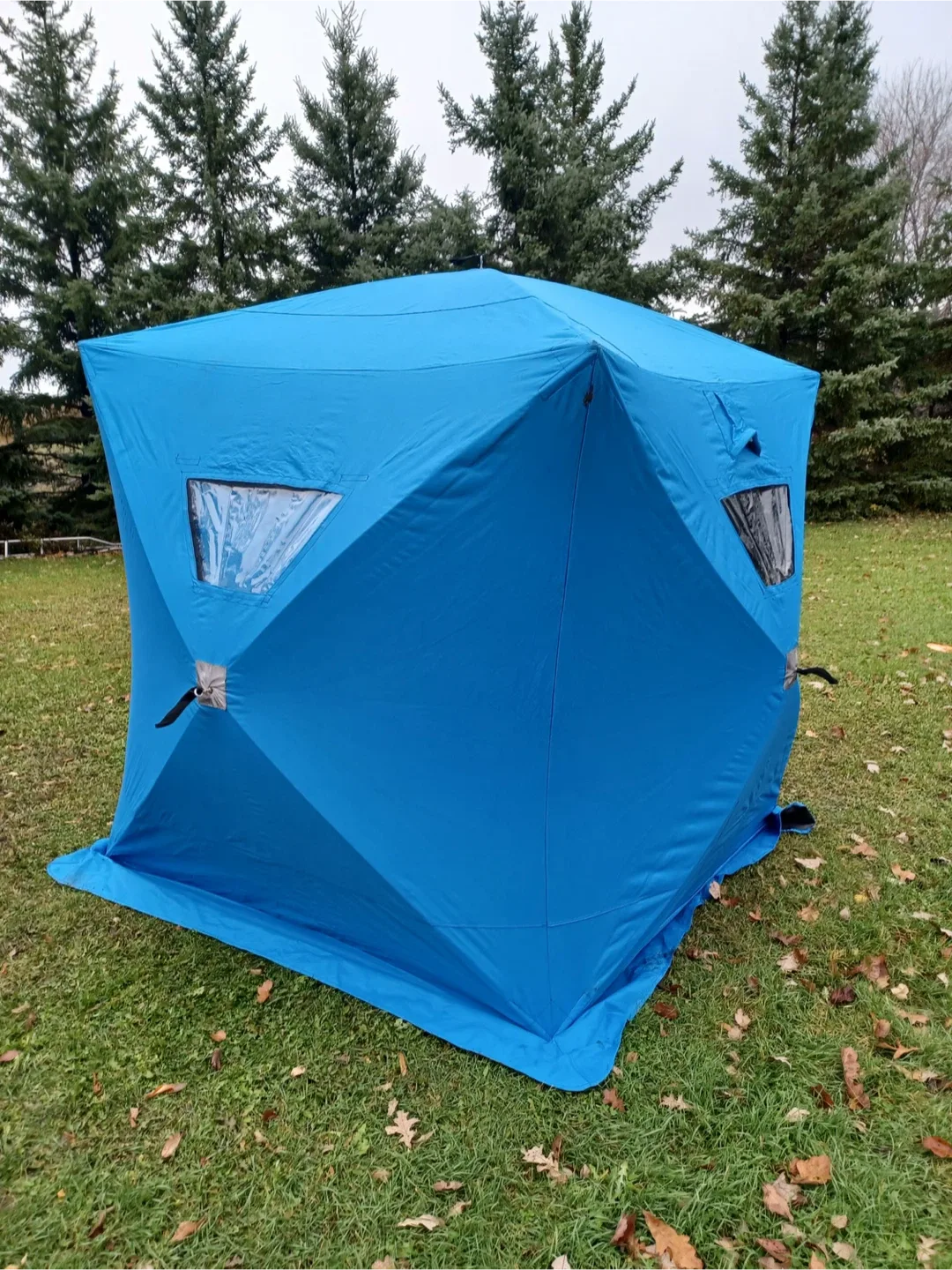 Portable Ice Fishing Shelter - Blue image indicator(3)