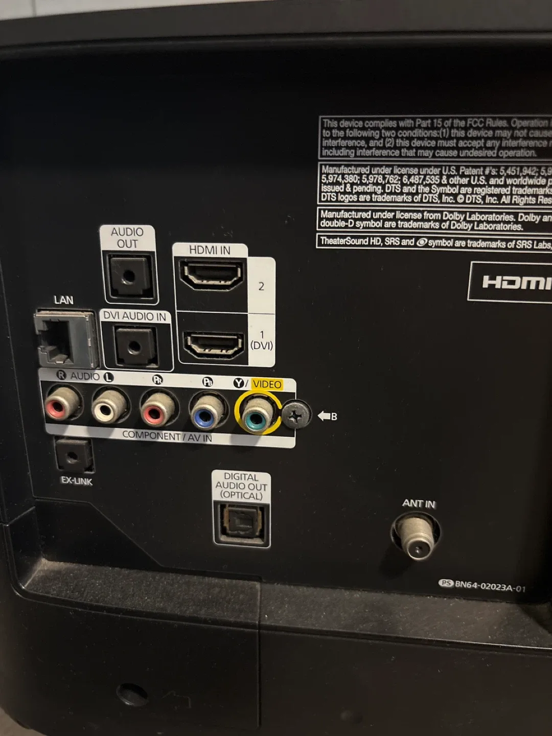 Samsung UN32EH5300F 32" Television image indicator(4)