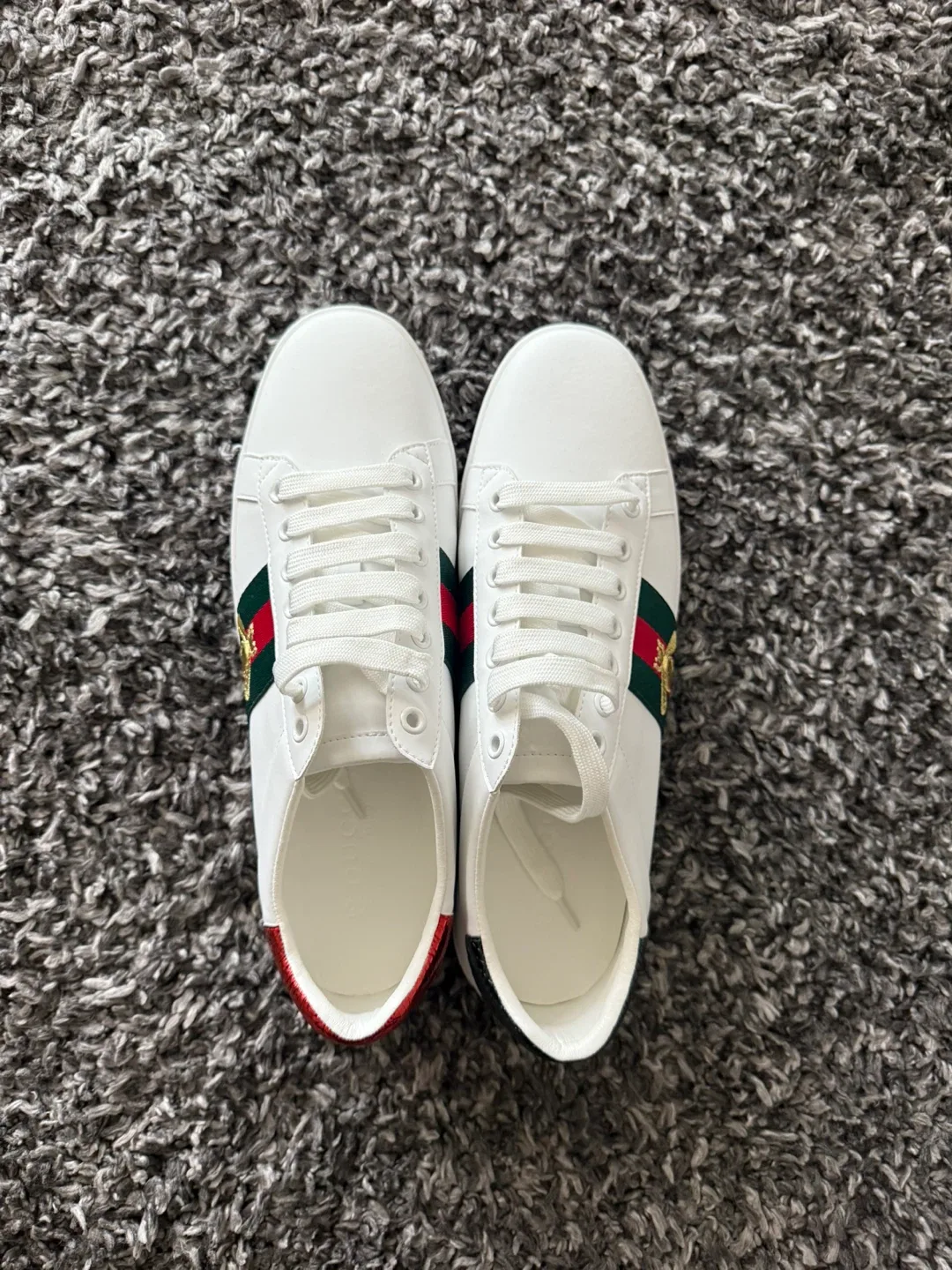 Gucci Ace Embroidered authentic Leather Sneakers image indicator(4)