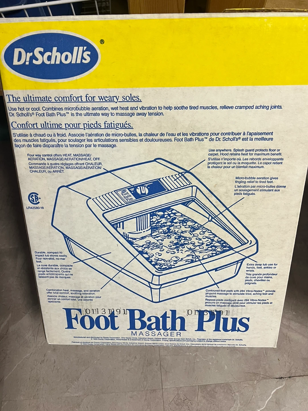 Dr. Scholl's Foot Bath Plus Massager