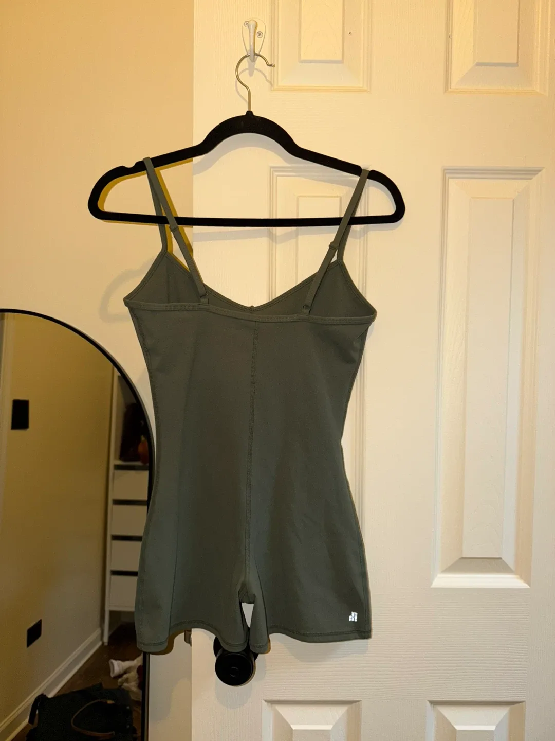We Wore What Olive Green Romper image indicator(2)