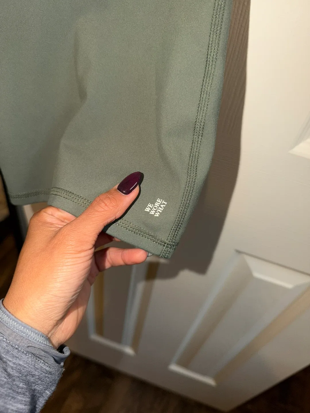 We Wore What Olive Green Romper image indicator(3)