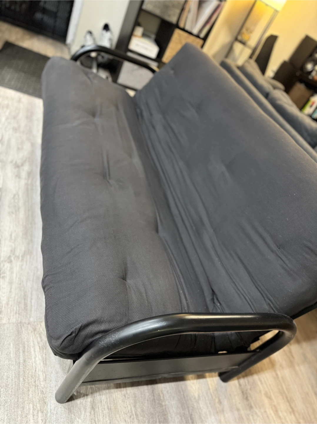 Black Futon Frame and Mattress