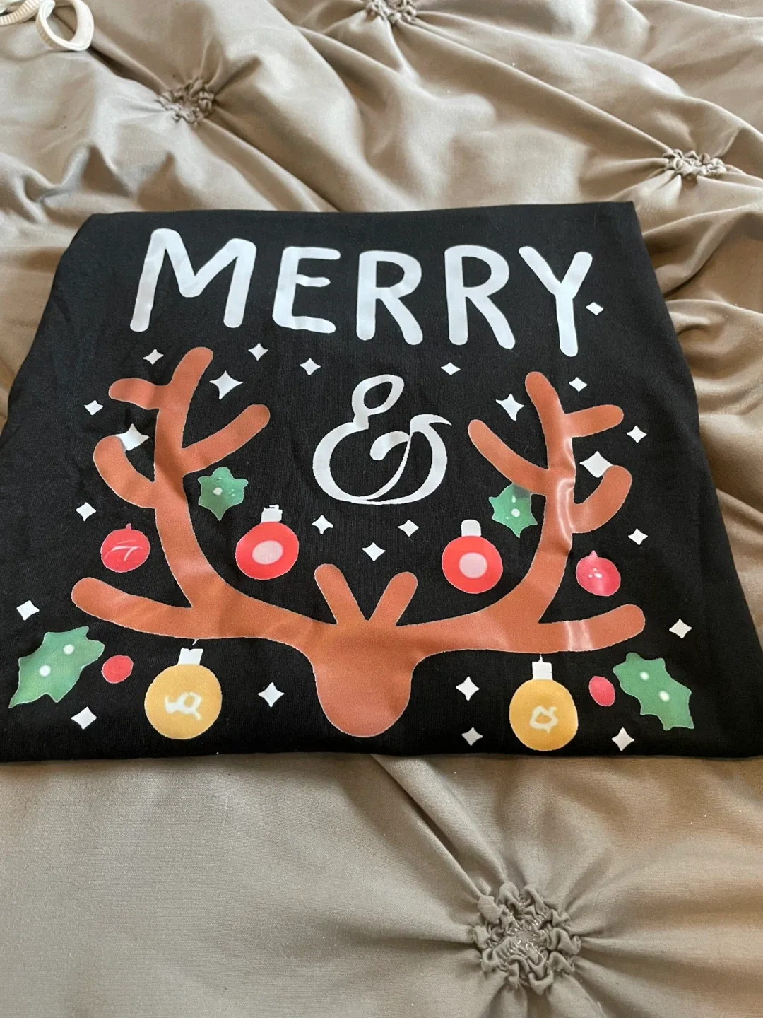 Merry & Pregnant Holiday T-Shirt image indicator(3)