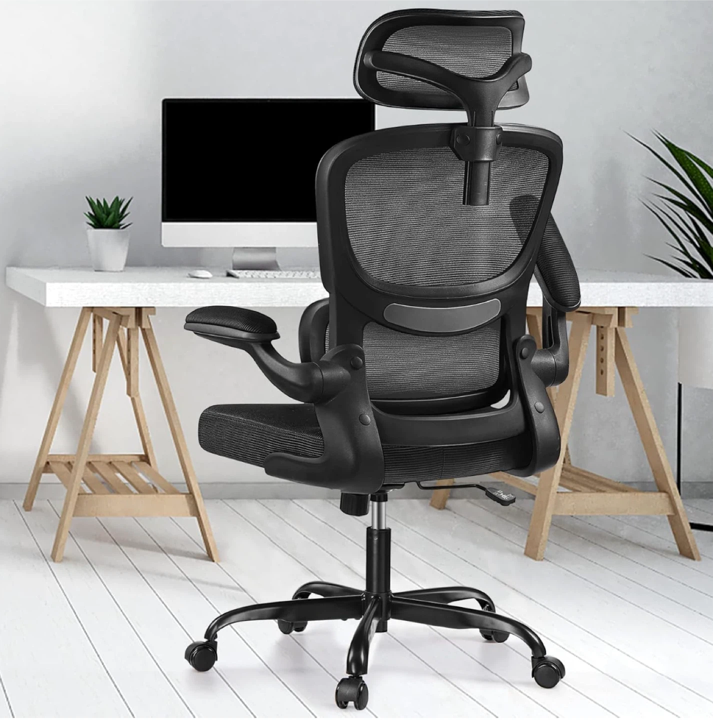 Ergonomic Mesh Office Chair - Black - photo 3