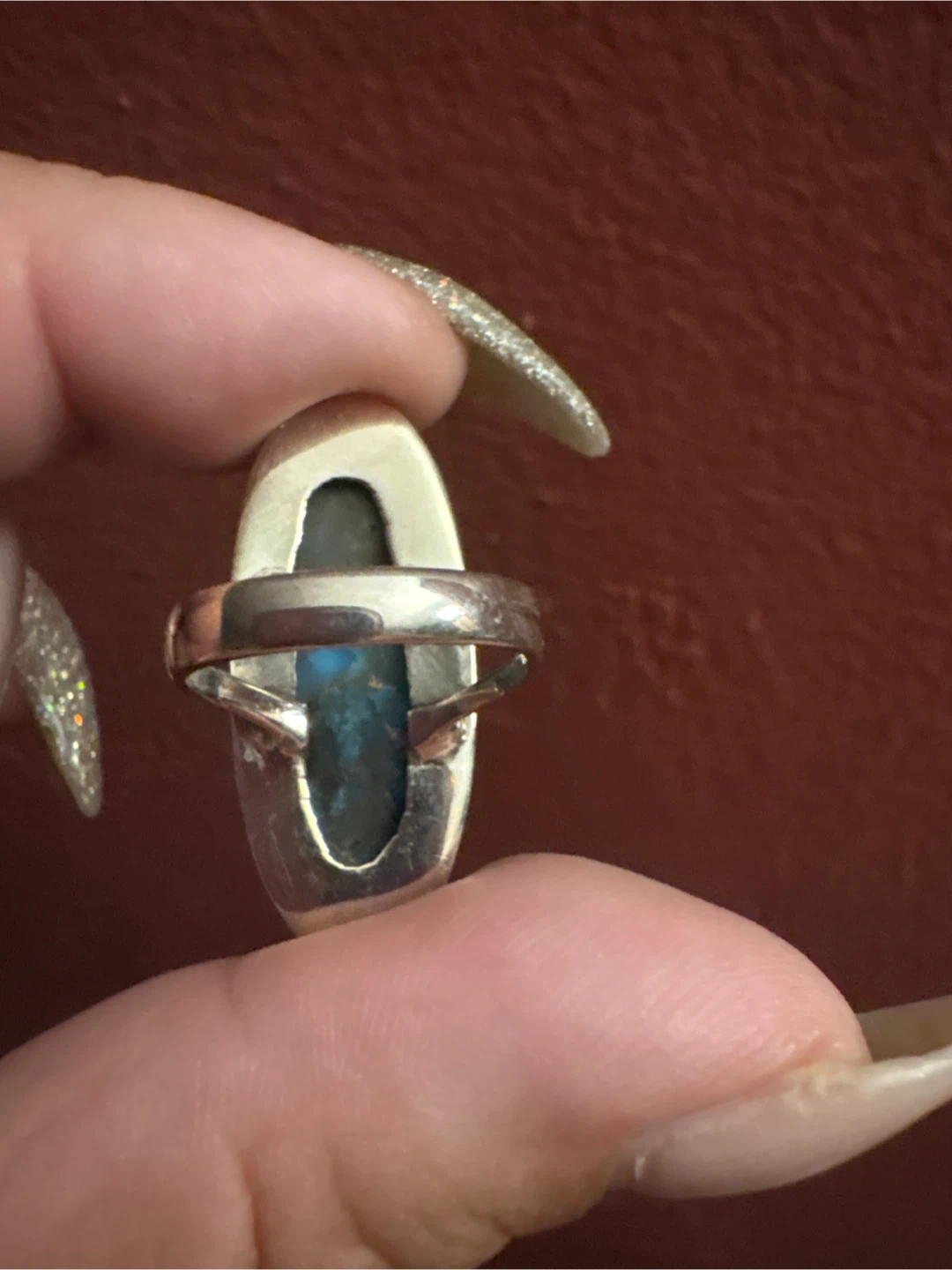 New Genuine Turquoise 925 Sterling Silver  Ring - photo 5