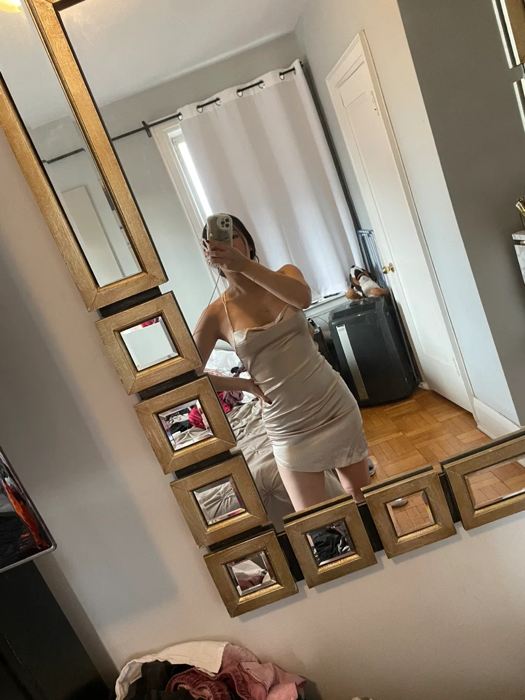 Satin Mini Dress image indicator(3)