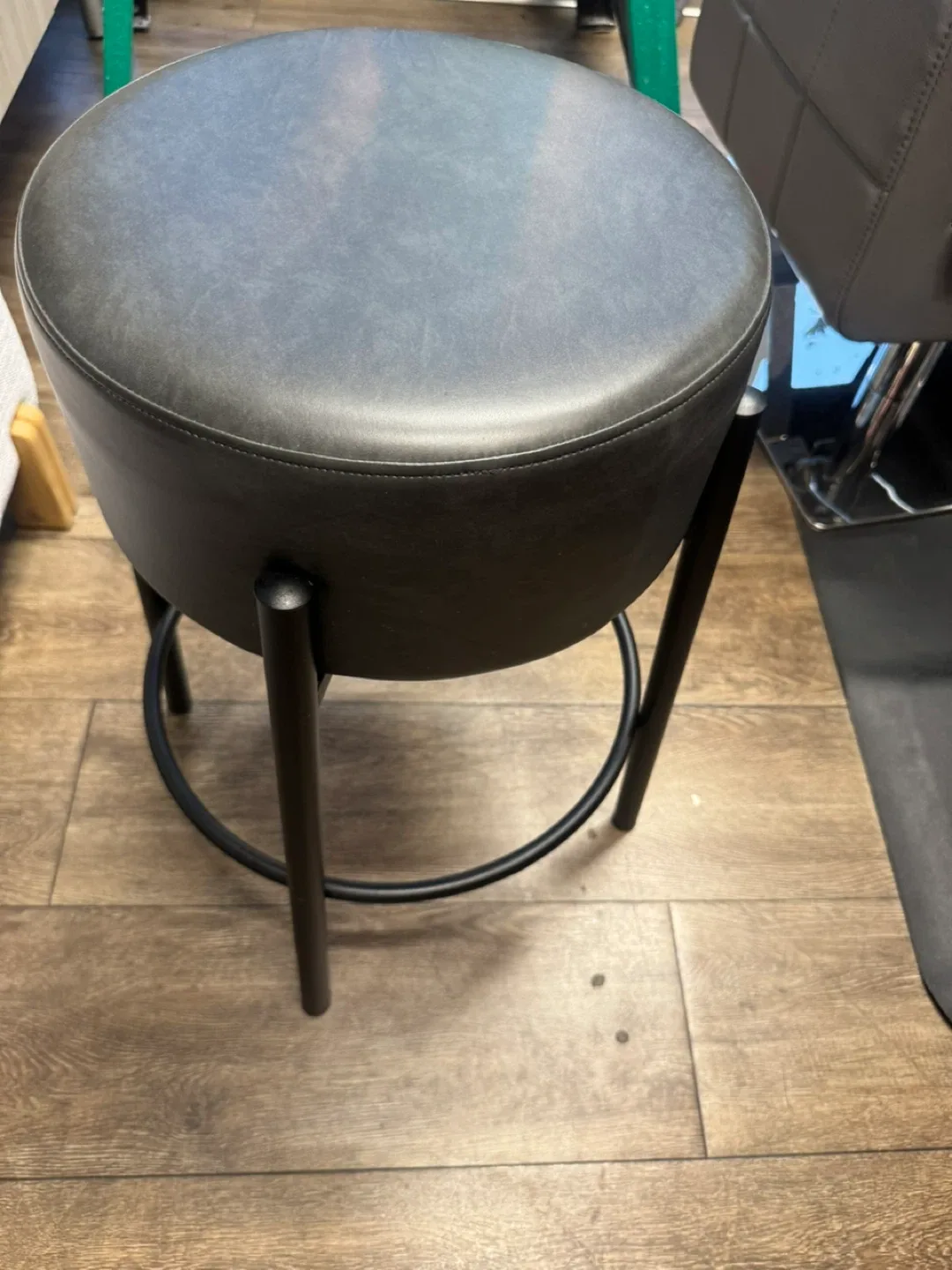 Long Gray Curtains Bar Stool image indicator(2)