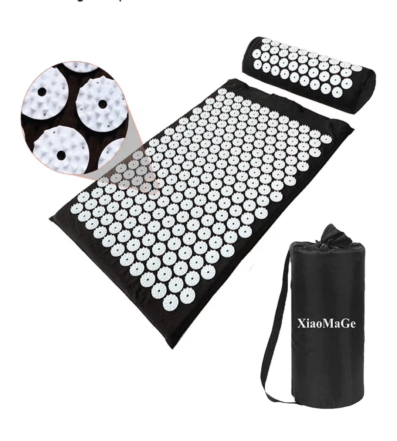 Acupressure Mat with Pillow & Bag