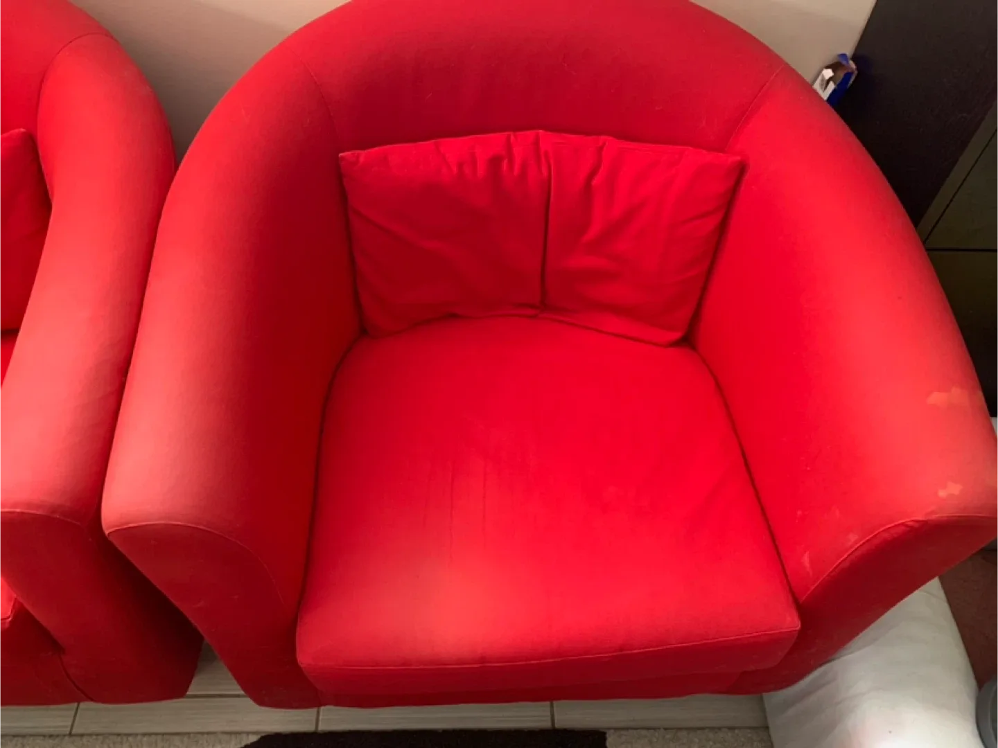 Red Barrel Chair with Pillow image indicator(3)