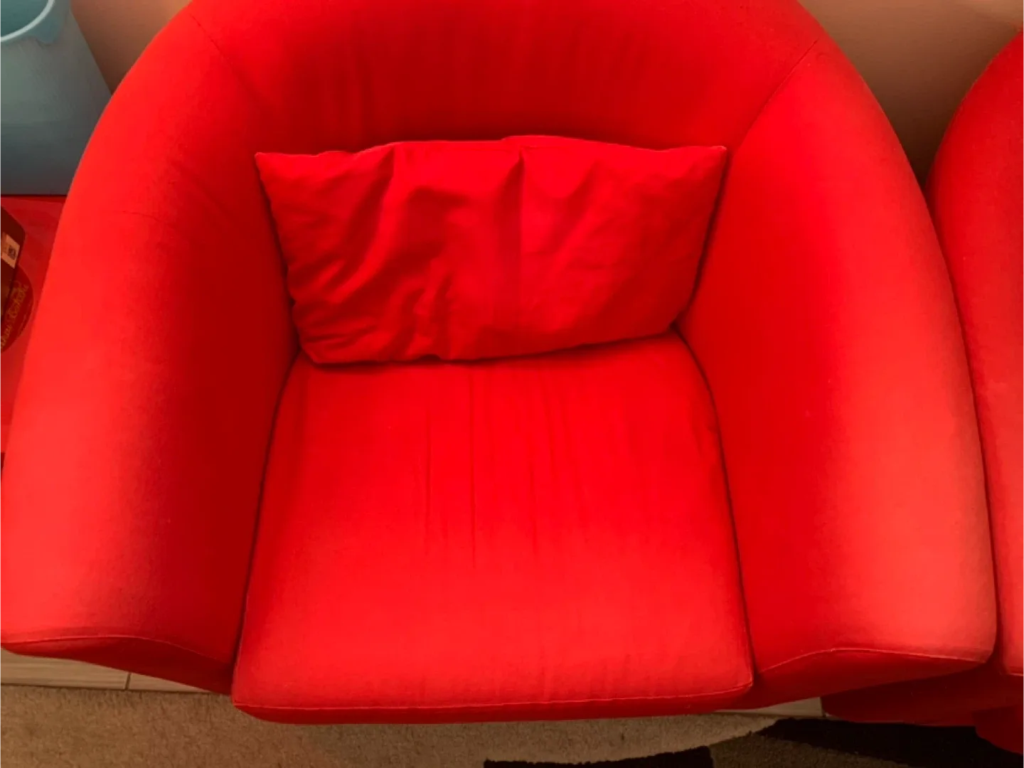 Red Barrel Chair with Pillow image indicator(2)