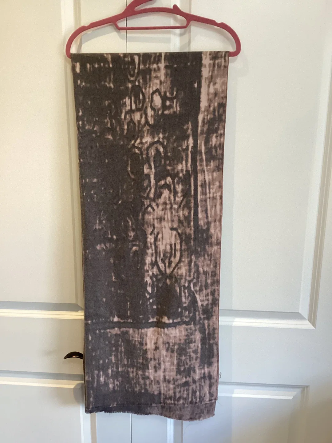 LARGE CASHMERE BLEND SCARF thumbnail