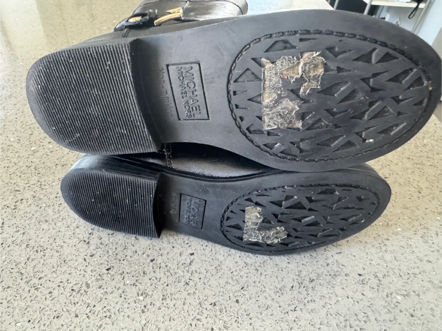 Michael Kors Black Leather Riding Boots - Size 1 image indicator(6)