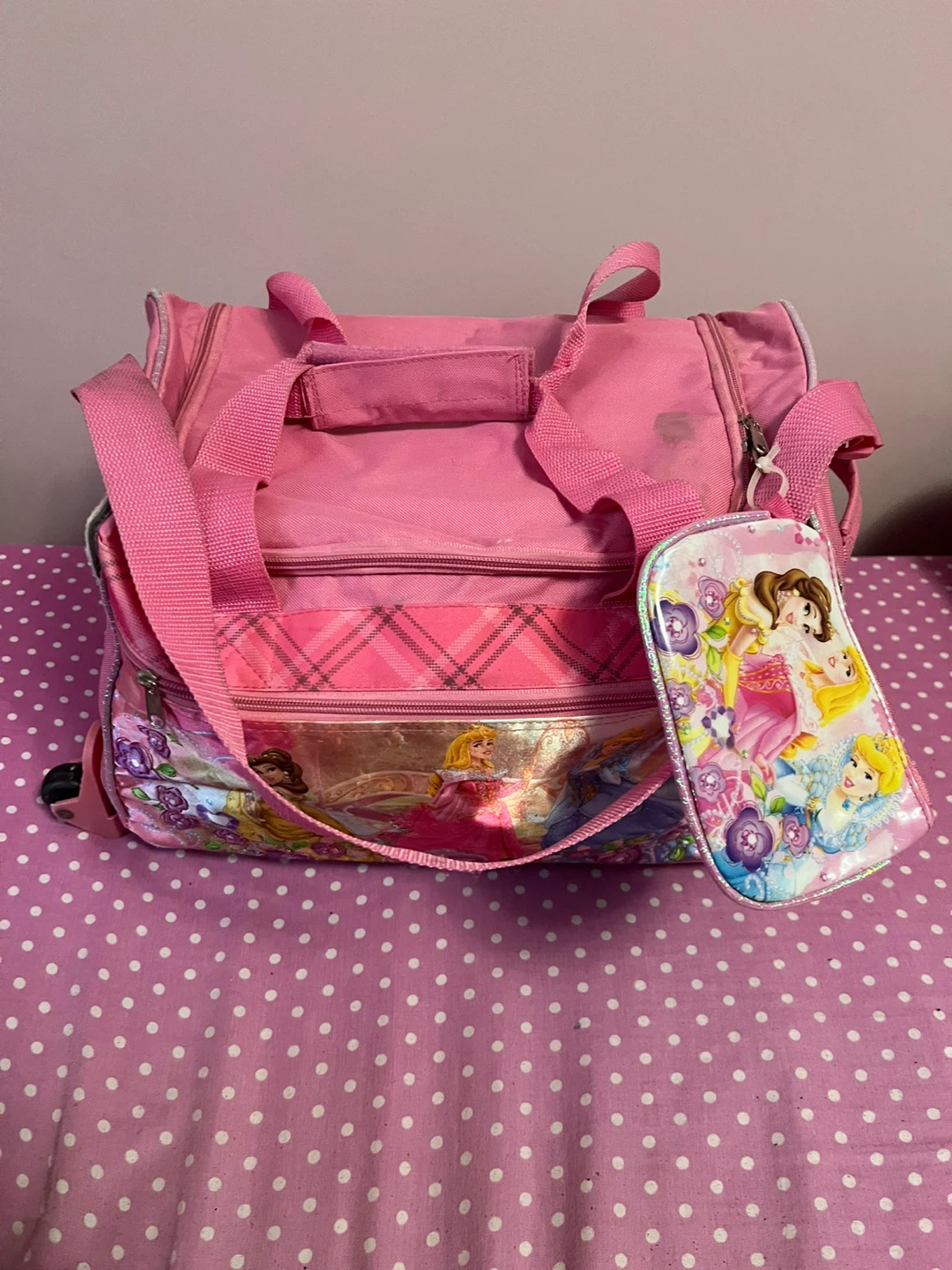Disney Princess Pink Duffle Bag