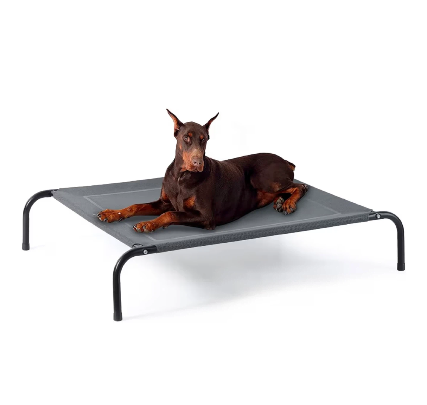 BRAND NEW XXL Elevated Pet Bed, Solid Iron Bed - Gray