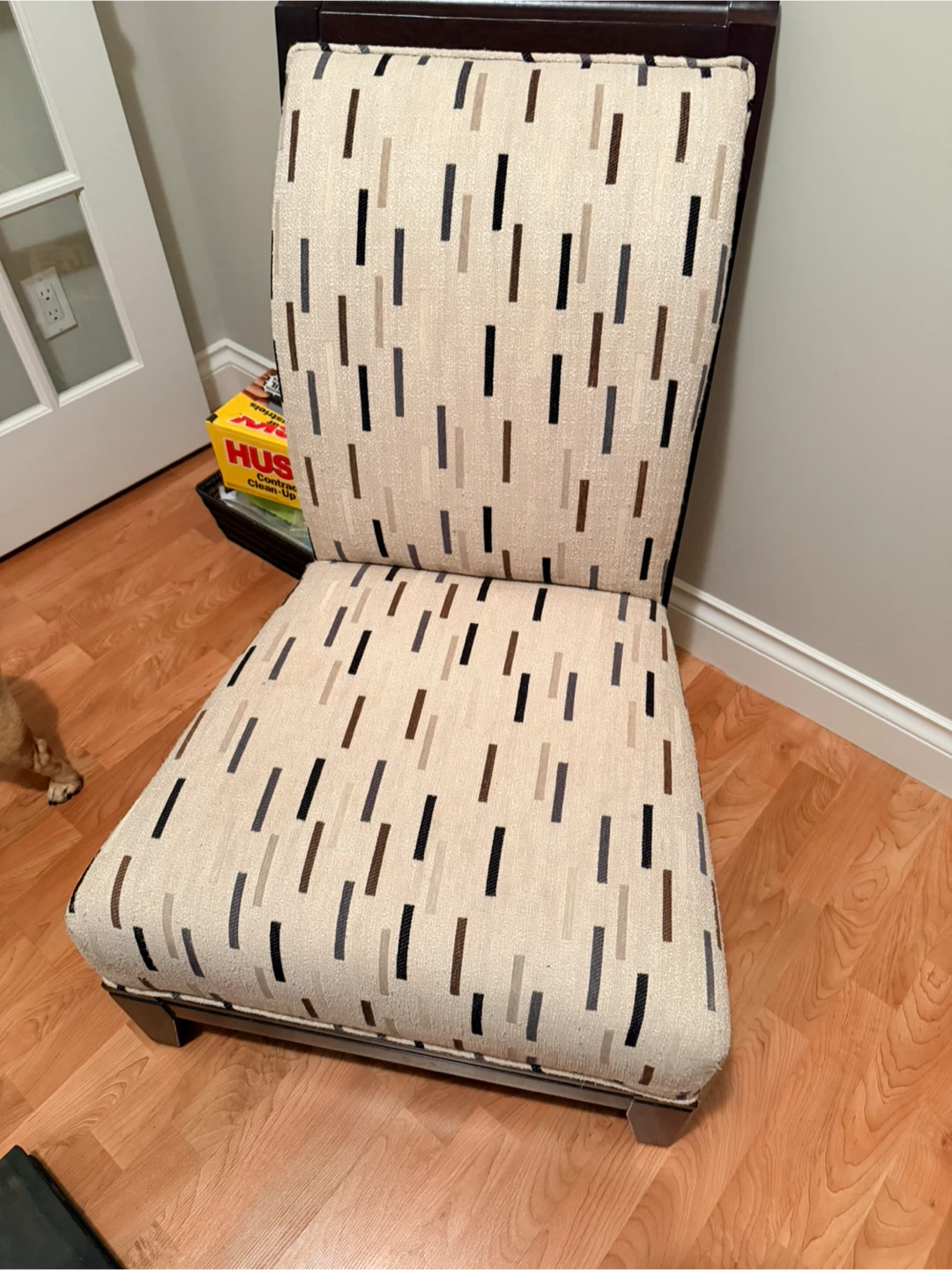 Upholstered Dining Chair - Patterned Fabric
