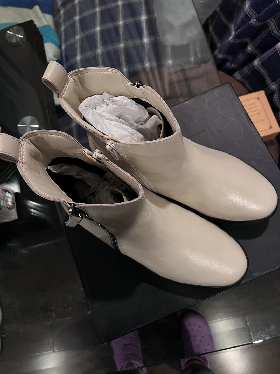 Naturalizer Leather Booties Size 6M