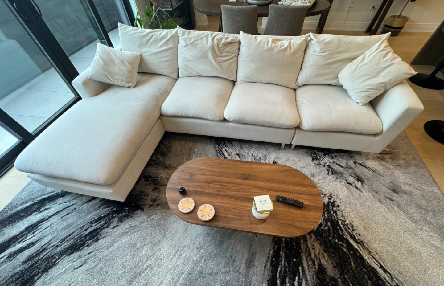 White Wayfair Sectional Sofa