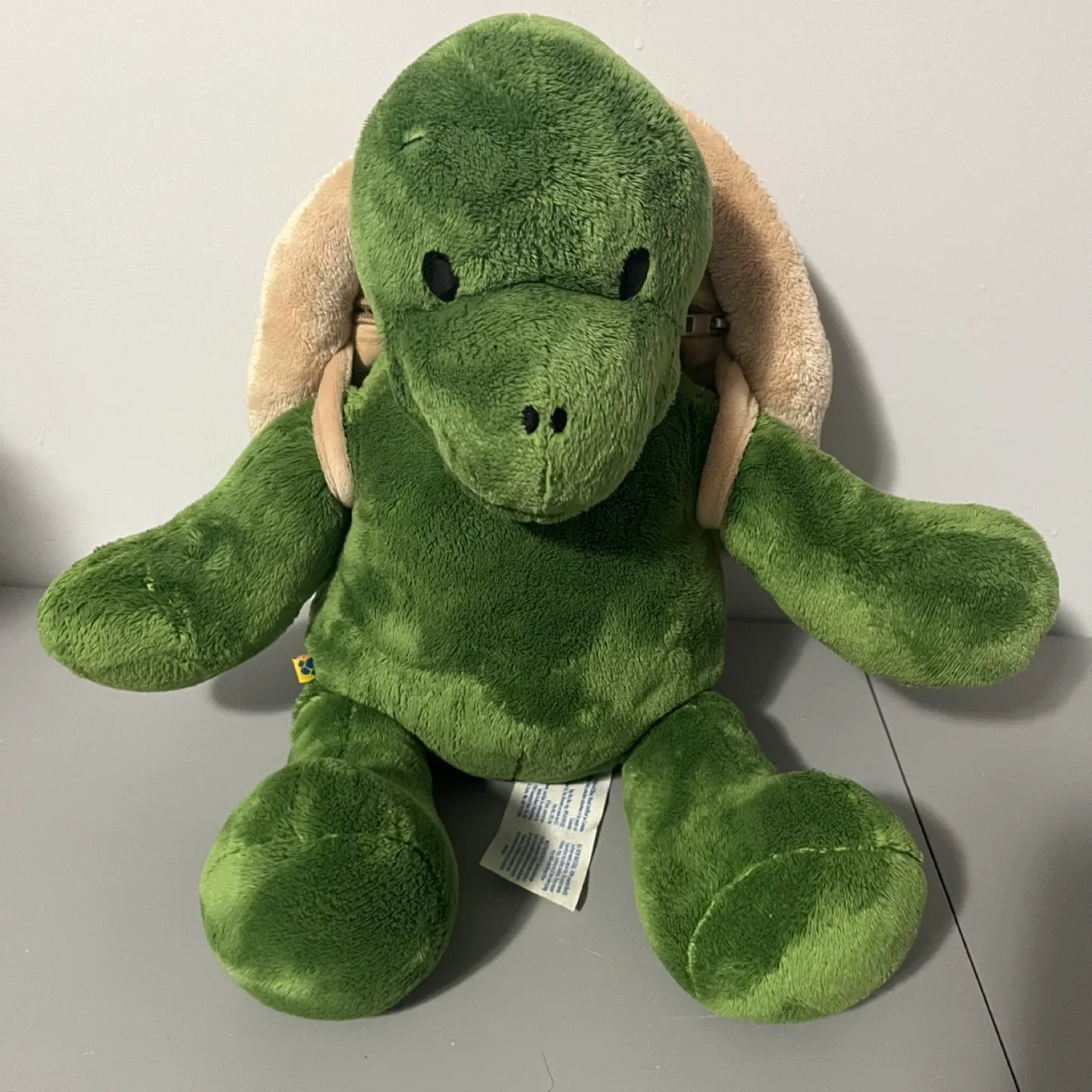 Build-A-Bear Turtle Plush Backpack Franklin